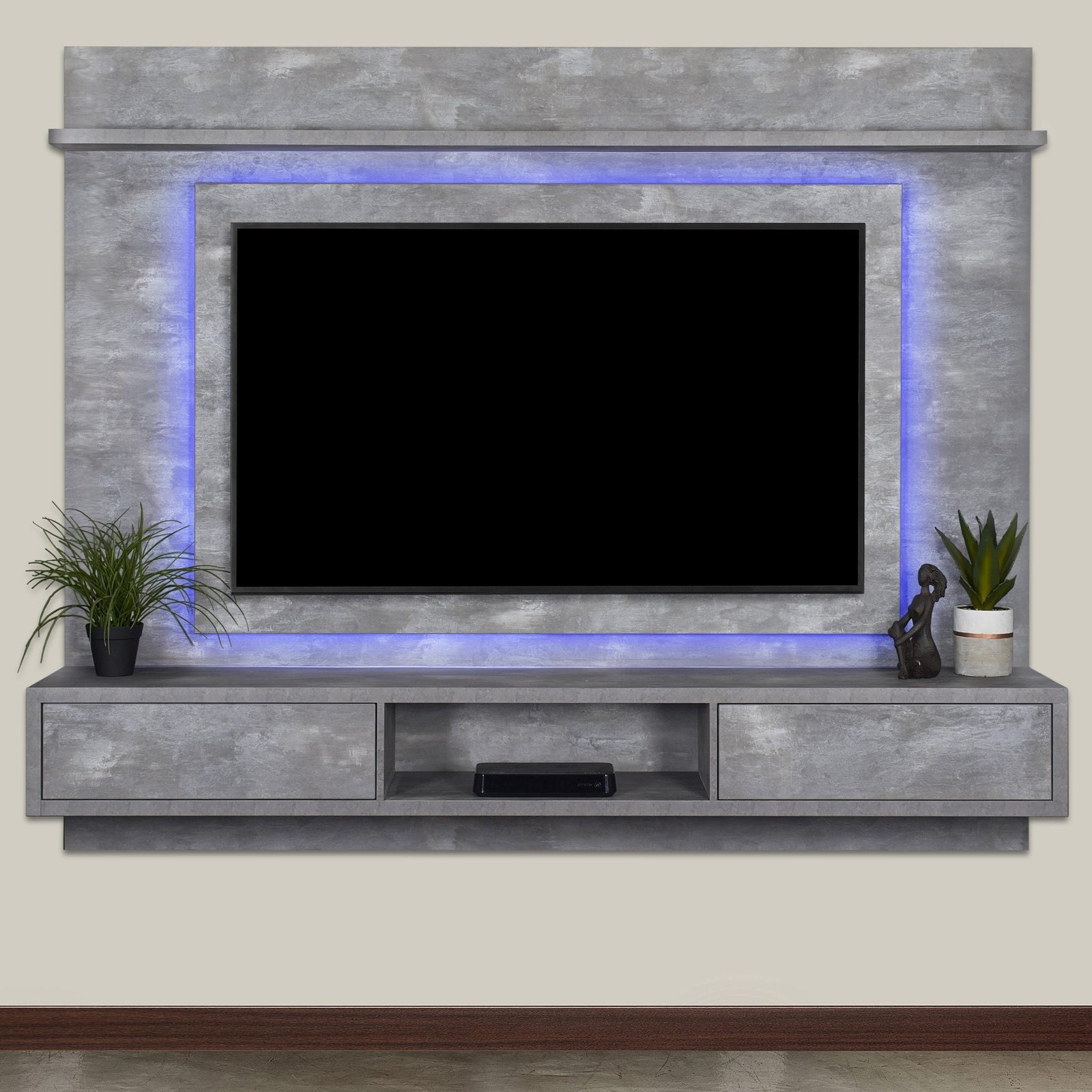 Wedge - Floating Television Stand - Urban Steel