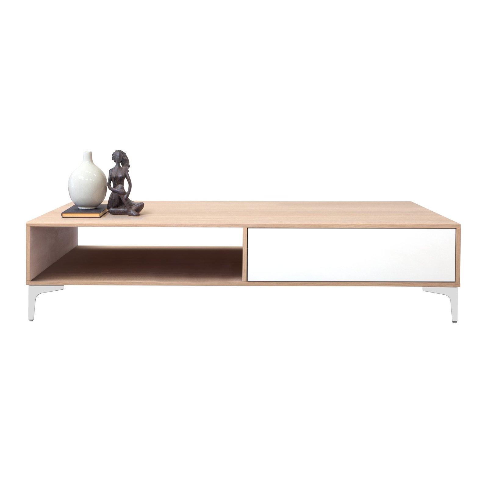 Bantry - White Coffee Table - White & White
