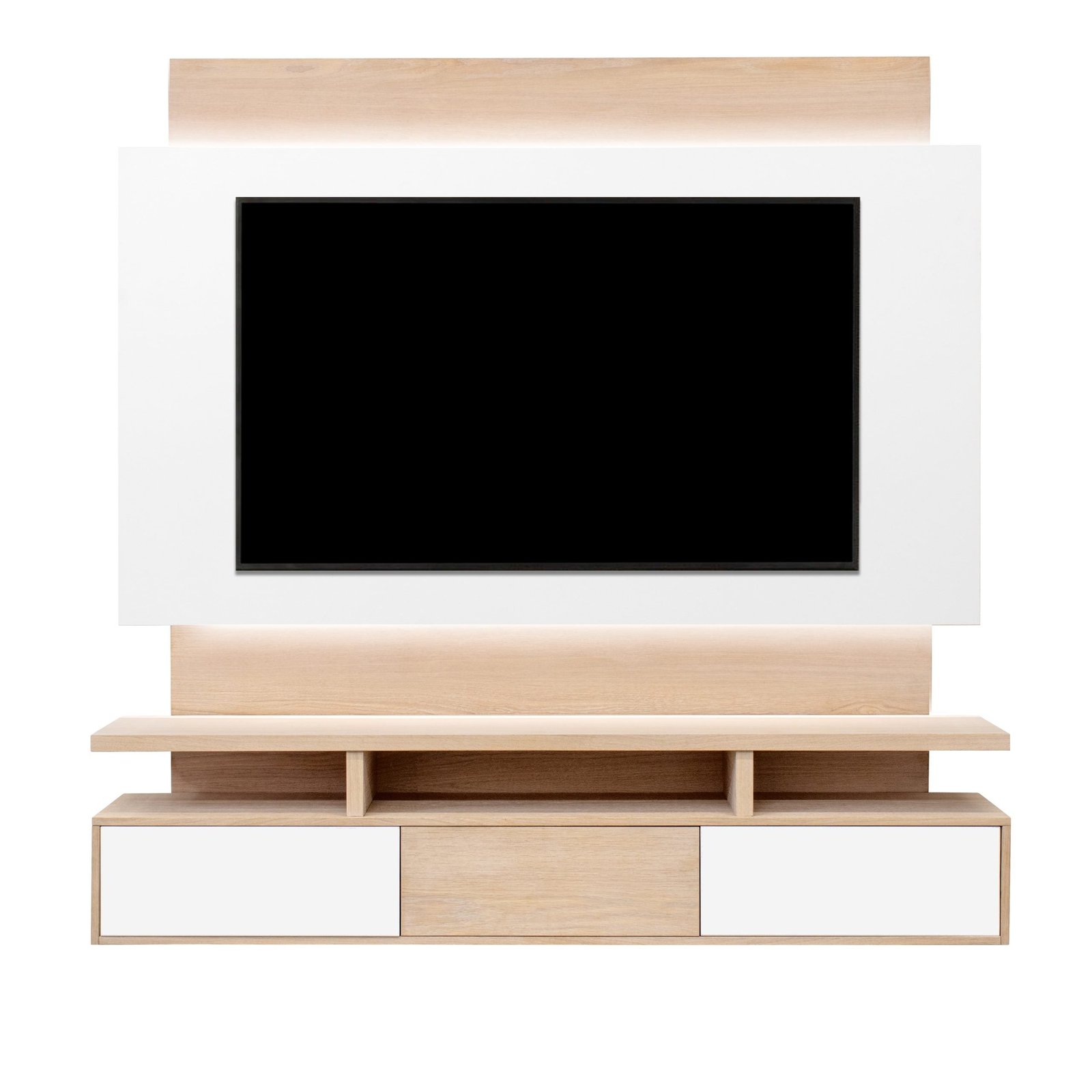 Knysna - White Wall Mounted TV Unit